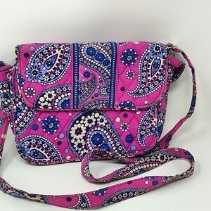 Vera Bradley Small Crossbody Adjustable Straps, Front Snap Closure
